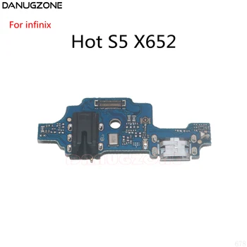 USB Port de Încărcare de Andocare Priza Conector Jack de Încărcare Bord Flex Cablu Pentru Infinix Hot S5 X652