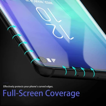UV din Sticla Temperata Pentru Samsung Galaxy S20 S21 Plus Ultra S10 S9 S8 S7 Edge Plus Full Screen Protector Pentru Galaxy Note 8 9 10 20