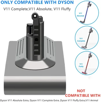 V11 Baterie Pentru Dyson v11 Absolută pentru Acumulator / Pentru Dyson V11 Complet V11 Pufos Aspirator Reîncărcabilă Baterie 3600mAh