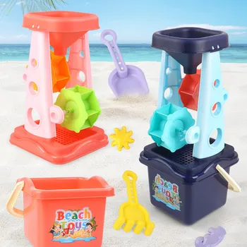 Vara Plaja Jucărie Nisip Set De Nisip De Joaca Cu Nisip Pentru Copii Jucărie Distractiv Apă Plaja De Pe Litoral Jucării Clepsidră Lopata Instrument Детские