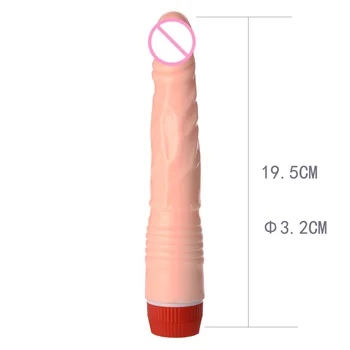 Vibrator realist Flexibil Penis Texturate Arborelui Adult Produsului Jucarie Sexuala pentru Femei Masturbare cu Vibrator Stimulator Clitoridian