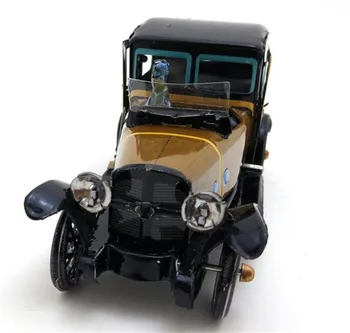 Vintage Retro Colectia masini de Staniu jucarii Auto Clasic Ceas de Vânt de Până Tin Jucării Pentru Adulți Copii Cadou de Colectie