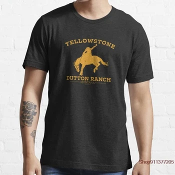 Yellowstone Dutton Ferma Montana de Vară 2021 3D Printed T Camasa Barbati Casual sex Masculin tricou Clovn Maneca Scurta Camasi Amuzant T