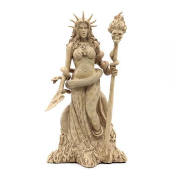 Zeu Grec De Protecție Ornamente Papusa Șarpe Vrăjitoare Creative Meditație Străin Statuie Rășină Acasă Cabinet De Vin Decor Studiu Meserii