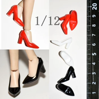 În Stoc 1/12 Scară de sex Feminin Pantofi cu Toc Înalt Pantofi se Potrivesc pentru 6 inci T01 T03 Picior de Soldat Model de Acțiune Figura Accesorii