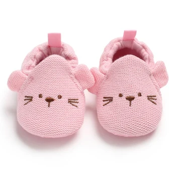 0-18M Copilul mic Copil Fata de Pluș Moale Printesa Pantofi drăguț pantofi Prewalker pentru Sugari Copil Nou-Născut Pantofi pentru fete