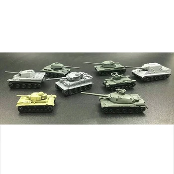 1:144 4D Rezervor Model Forțelor Armate Grele Rezervor de Jucărie DIY Kituri de Puzzle-uri
