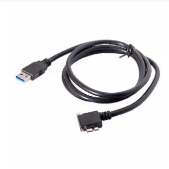 1,2 m de 90 de Grade Unghi Drept Micro USB Montare Șurub pentru 3.0 Cablu de Date pentru aparat de Fotografiat