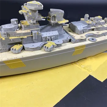 1/350 Punte de Lemn Cu Mascare Foaie Pentru Trompetist 05358 Battleship Bismarck Model CY350081 DIY Kituri Model de barca