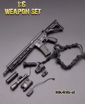 1/6 Scară Mini HK416 Seria M4 Serie Pusca Pistol de Plastic Armă Jucării Modelul de 12