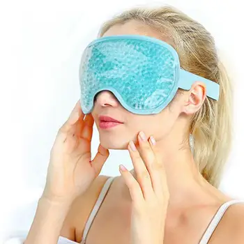 1 buc Gel Masca de Ochi Reutilizabile Margele De Cald Rece Terapie de Relaxare PVC Ochelari de Gheață de Dormit Gel Masca de Dormit Mas Liniștitor Frumusețe G7N7