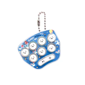 1 BUC Mini-Whack-a-Mole Joc Breloc cu LED Electronice de Jocuri de Memorie pentru Copii pentru Adulti