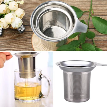 1 buc Nou Esențiale din Oțel Inoxidabil Ceai Filtre Filtru ochiurilor de Plasă Filtru Teaware Ceai Infuser Home Accesorii Bucatarie