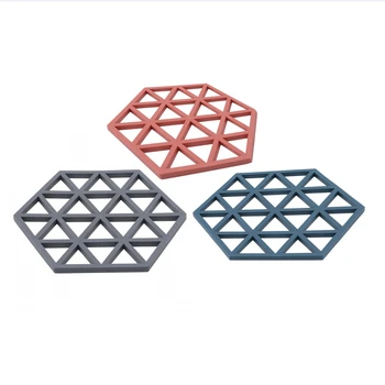 1 BUC Silicon Tacamuri Izolare Mat Coaster Cupa Hexagon Rogojini Pad izolate Termic Castron Placemat Decor Acasă Desktop