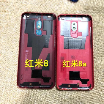 10 BUC Spate Capac Baterie Pentru Xiaomi Redmi 8 8A Capacul din Spate de Locuințe Cazuri Spate Capac Baterie Usa Piese de schimb