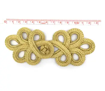 10 Pereche Aur, Argint Chineză Broasca elemente de Fixare Butonul de Noduri de Închidere Fixare Costum Tang Costum DIY buton de Cusut
