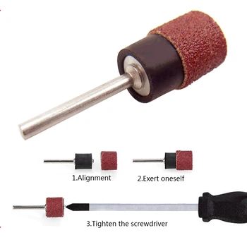 100buc+2 bielei Accesorii Granulație 80# Șlefuire Granulație Kit Abrazive Instrument Rotativ Mini Polizor unghiular Slefuire Coadă Instrumente