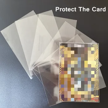 100buc/pachet Card Mâneci Protector Magic de Trei Regatul de Fotbal Steaua ID-ul Băncii de Protecție Transparent Mâneci Card 65*90 mm