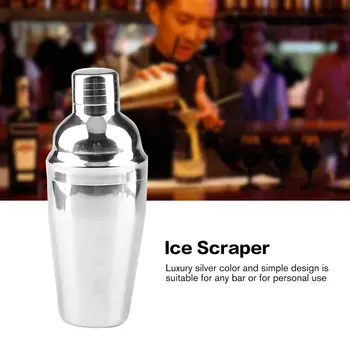 10buc Oțel Inoxidabil Cocktail Shaker Mixer Vin Martini Agitator Set cu suport de Lemn pentru Barman Bea Petrecere Bara de Instrumente
