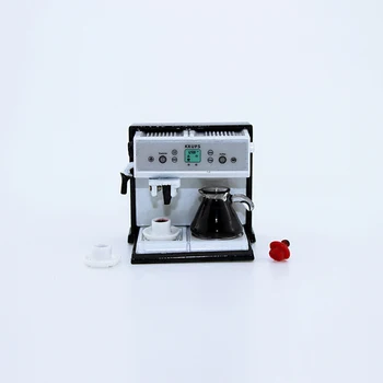 1buc 1/12 casă de Păpuși în Miniatură Accesorii Mini Metal Mașină de Cafea Simulare Mobilier Model Jucării pentru Papusa Casa Decor
