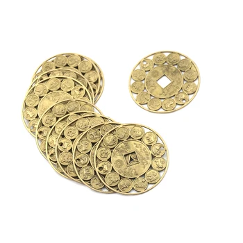 1buc Diametru 4.5 cm din aliaj de Zinc de bun augur Norocos Zodiac Chinezesc Feng Shui Monedă Pentru Noroc Amuleta Prosper Protecție