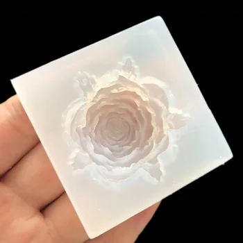 1buc Mucegai Silicon Floare Trandafir Ambarcațiuni Diy 5 Tipuri de Bijuterii a Face Mucegai Tort Decor