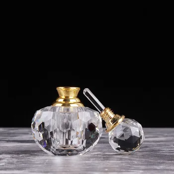 1ml de Cristal Gol Reîncărcabile Sticla de Parfum de Epocă de Cristal Ulei Esential de Sticla