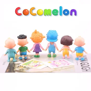 1set Cocomelon Jucărie JJ Prieteni și Familie 6 Figura Pack - 3 Inch Caracter Jucarii
