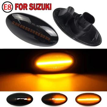 2 buc LED-uri Dinamice de poziție Laterale de Semnalizare Repetor Indicator luminos Curge Flash Fit Pentru Suzuki SX4 EY/GY 2006-2013
