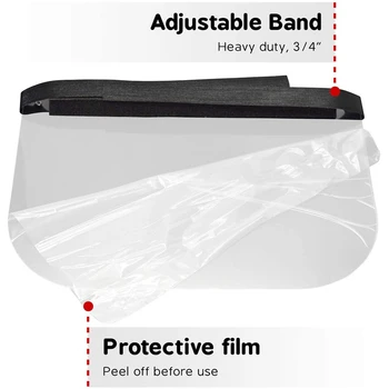 2 BUC Transparent de Protectie Masca Fata Complet Scut bucătărie Anti-ceata, Anti-Ulei de Instrumente Proteja Ochiul de Vizor Acopere Fata J60