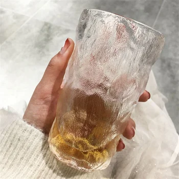 2 cup/set Transparent cana de Sticla Whisky Japonez Sticlă de Sticlă Creative Simplitate Ceașcă de Băutură Pentru Femei Fata de Partid de Băut Acasă