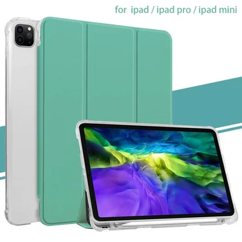 2020 Creion Tablete de Caz pentru Ipad Pro 11 2020/pro 10.5/de aer 1 2 3/mini 4 5 Pliere Silicon Cover pentru Ipad 9.7/10.2 2018