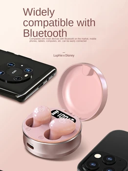 2021 Disney Mickey noi cu adevărat wireless Bluetooth-compatibil cu cască stereofonică in-ear sport de reducere a zgomotului joc pentru iPhone, Huawei