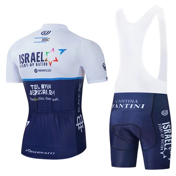 2021 ISRAEL Echipa de Ciclism Jersey Pantaloni 20D Gel Salopete Set Ropa Ciclismo MenS MTB Vara cu Bicicleta Maillot de Jos de Îmbrăcăminte