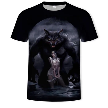 2021 Moda Casual Brand Imprimate T-Shirt pentru Bărbați 3D T-Shirt Picătură Navă Top Top T-Shirt, cu Mâneci Scurte Camiseta T-Shirt, cu o Rundă