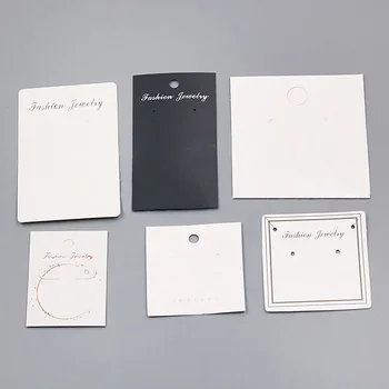 20buc Hârtie kraft Cercel Carduri de Afișare Earrrings știfturi de Ureche Manual de Stil Cercel Card de Bijuterii Diy Pachet Card de Inima de Design
