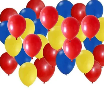 30pcs/lot 10 Inch Îngroșarea Roșu Albastru Galben Latex, Baloane Copii, Adulți Petrecere de Aniversare de Nunta de Decorare Copil de Partid Balon