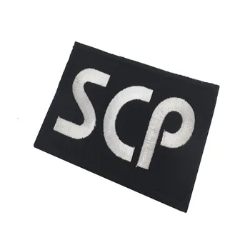 3D Broderie Fundația SCP Patch-uri Tactice de Luptă Insigna Naturale Hobby Banderola pentru Lipirea Haine Rucsac Blugi Pălărie