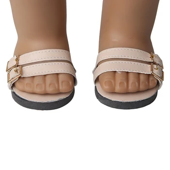 43cm Nou Renăscut Baby Dolls Sandale Și Flip-Flop Elegant 18 inch American Păpuși Pantofi Pentru Fete Rusia Papusa Accesorii