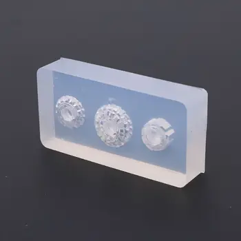5 Buc/set Cristal UV Margele de Rasina Cuburi Epoxidice Gel de Mucegai cu Găuri DIY Accesorii Handmade Pandantiv Bijuterii a Face Matrite