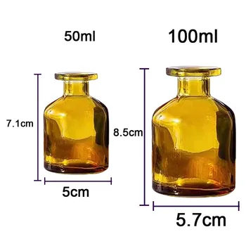 50ml/100ml Parfum Sticle Goale pot folosi Bete de Purificare a Aerului Difuzor de arome Set de Sticle de Ulei Esențial pentru Camera de Birou