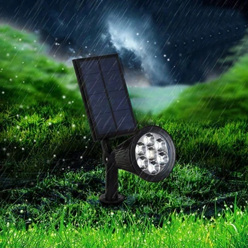 54 18Led Solare Gazon Lampă Reflector Reglabil Impermeabil în aer liber, Grădină Lumină Verstelbare Tuin Landschap Lampa Gazon Lampa 6V IP65