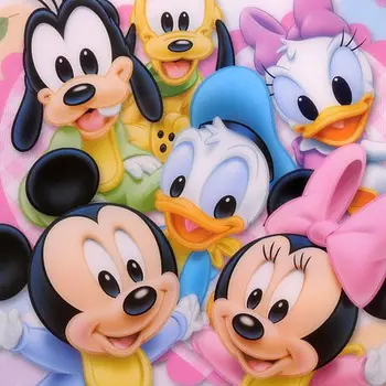 5D DIY Disney Full Piața Diamant Rotund Pictura Mickey Donald Duck Diamant Broderie Cusatura Cruce Stras Mozaic Decor Acasă