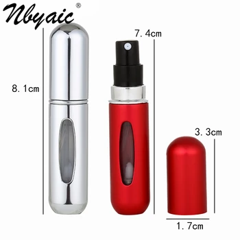 5ml fundul umplut cu parfum sub sticle, de călătorie mini portabil de pulverizare sticle poate fi umplut cu auto pompa de sticle de parfum.