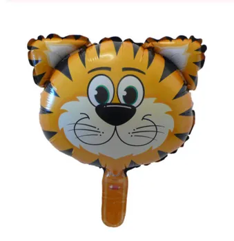 6pcs Safari Petrecere Baloane de Animale Junglă Petrecere cu Tema Tigru Leu Balon cu Aer Petrecere de Aniversare pentru Copii Copil de Dus Decoratiuni Baloane