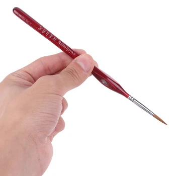 6Pcs/Set lemn Pensule Extra Fine Detalii Vopsea Brushe Model în Miniatură Maker