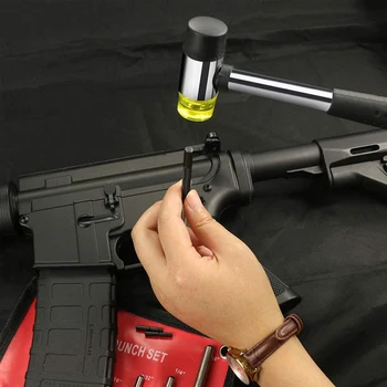 9 Buc/Set Tactice Rola Poanson de Știft Set cu Ciocanul Husă de Depozitare Pusca Pistol AR15 M4 M16 Glock Pistol de Îndepărtarea Instrument de Reparare Kit Set