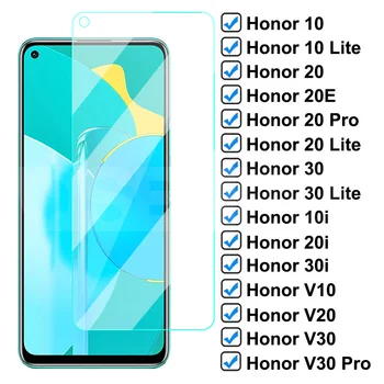 9D Sticla Temperata Pentru Huawei Honor 30 20 10 9 Lite Ecran Protector Onoare V30 V20 V10 20E 30i 20i 10i Sticlă de Protecție de Film de Caz