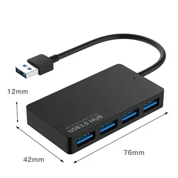 Adaptor Pentru Laptop PC-ul de Mare Viteza USB 3.0 Hub Extern cu 4 Porturi Adaptor Splitter USB Expander Accesorii de Calculator