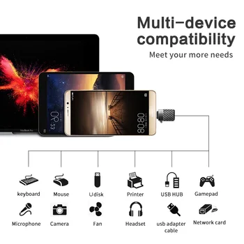 ANKNDO USB 3.0 De Tip C Adaptor OTG USB C OTG Converter Pentru Huawei Macbook Samsung Xiaomi Redmi de Tip C de la Tastatură Mouse-ul Adaptor